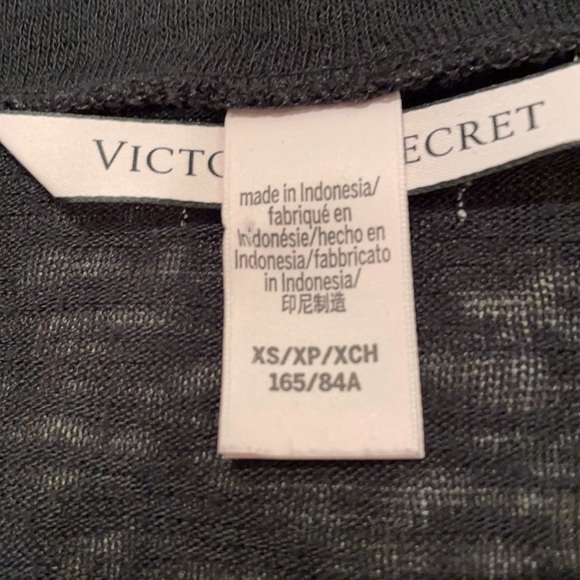 Victoria’s Secret top, black, viscose blend, XS - Picture 3 of 8